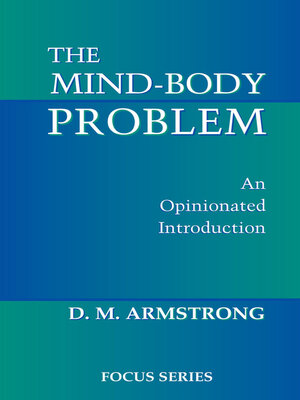cover image of The Mind-body Problem